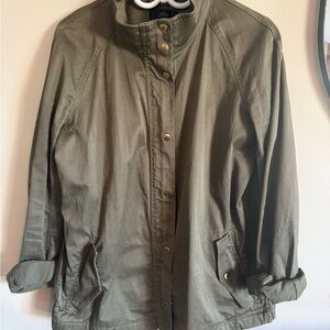 J. Crew Khaki Utility Jacket